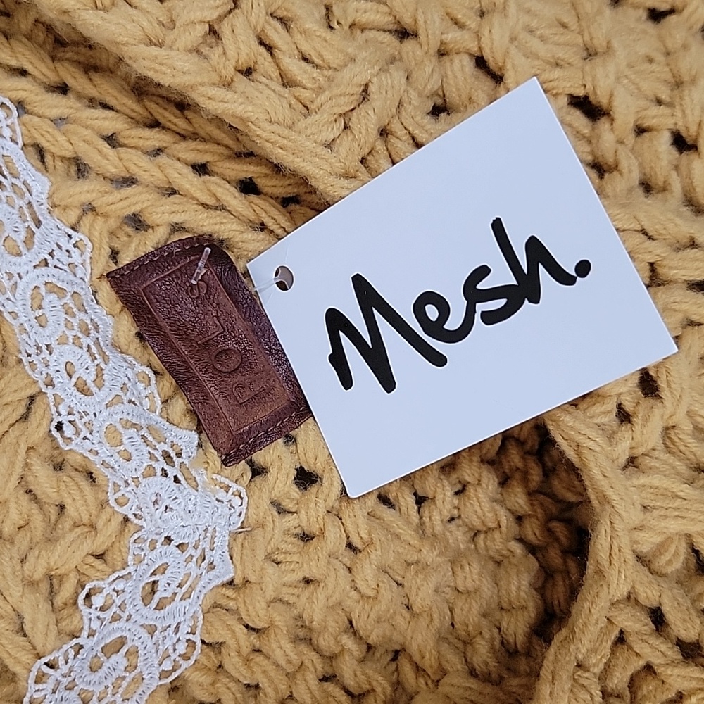 POL Mustard Yellow Cable Knit Sweater - Picture 2 of 4